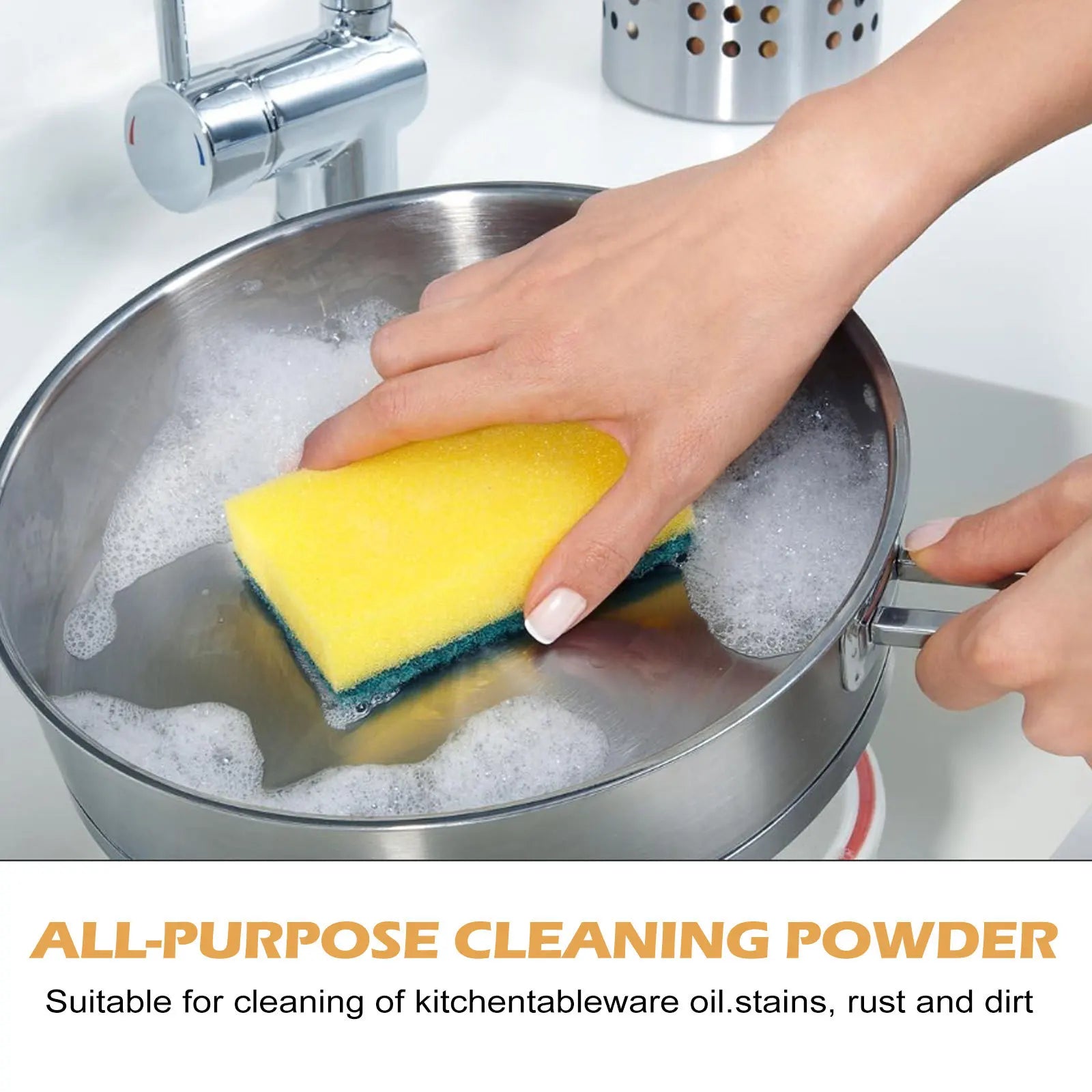 Multi Purpose Cleaning Powder Powerful Remove Stain Deep Clean Deodorize Refresh Kitchen Bathroom Household Daily Cleanse Powder