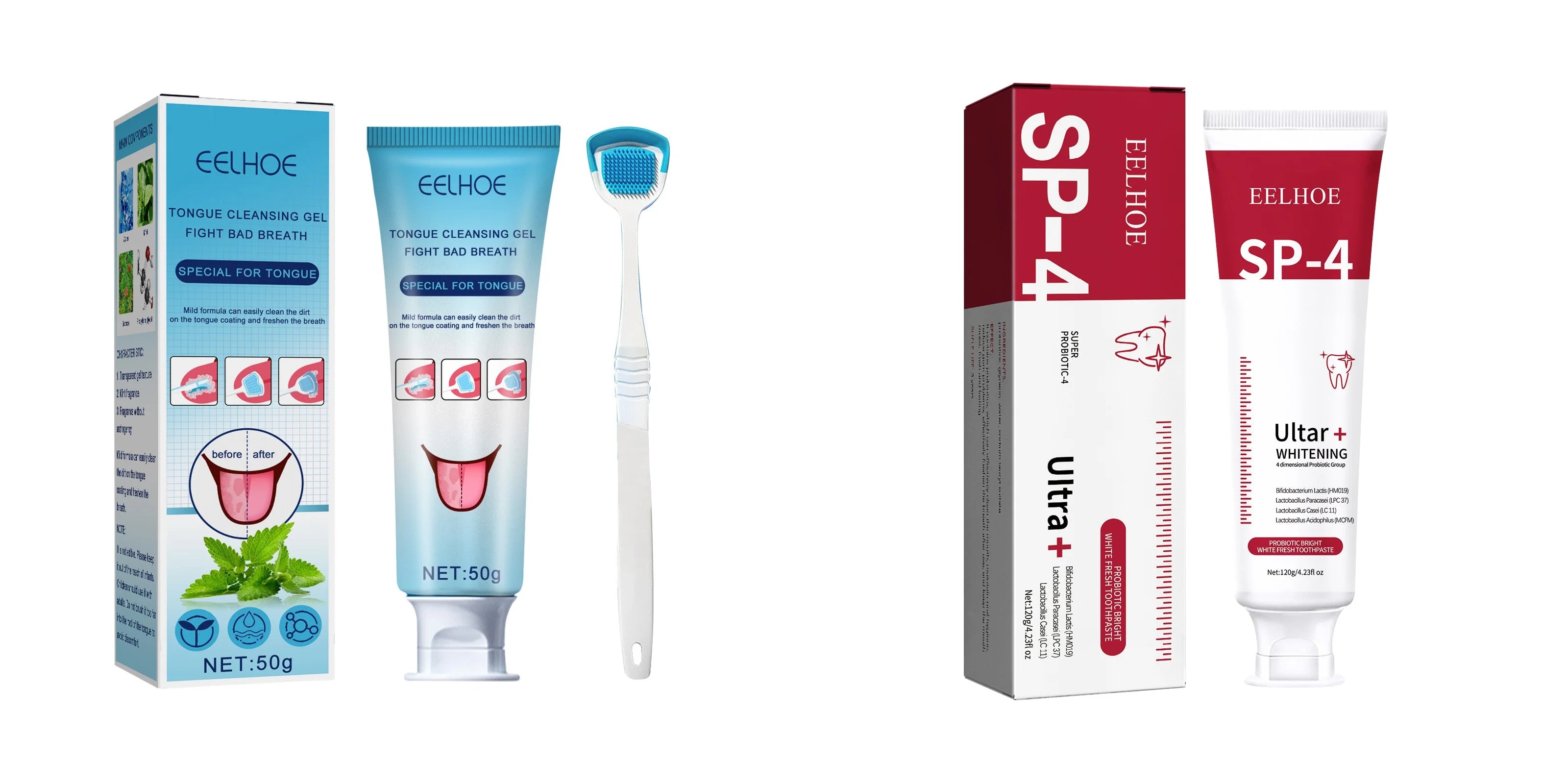 Probiotic Toothpaste Clean Teeth Odor Remove Stain Enamel Safe Fresh Breath Caring Oral Cavity Cleaning Teeth Nursing Toothpaste
