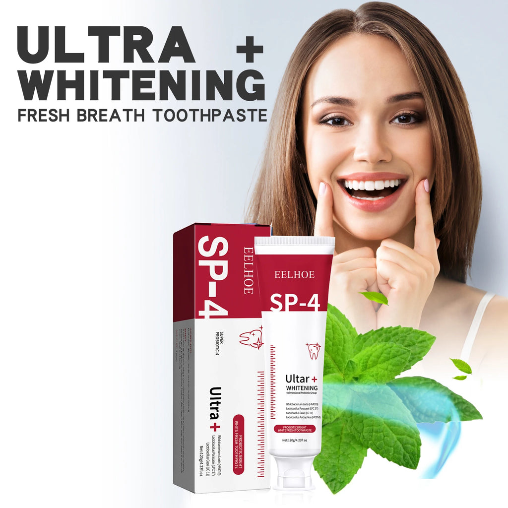 Probiotic Toothpaste Clean Teeth Odor Remove Stain Enamel Safe Fresh Breath Caring Oral Cavity Cleaning Teeth Nursing Toothpaste