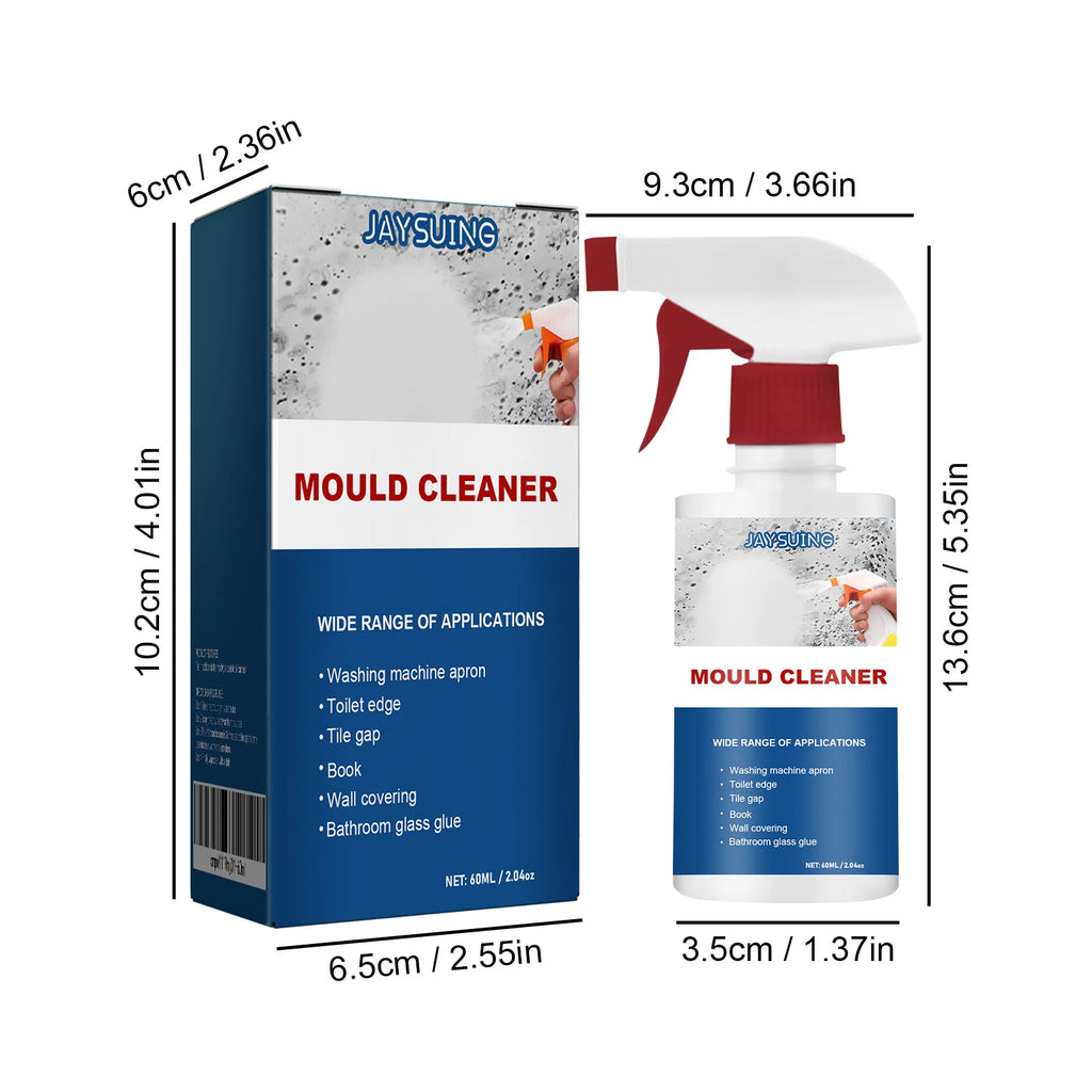 Jaysuing Mould Removal Spray Kitchen Bathroom Bubble Cleaning Dirt Mildew Stain Spo Remover Tile Toilet Mild Wall Mildew Cleaner