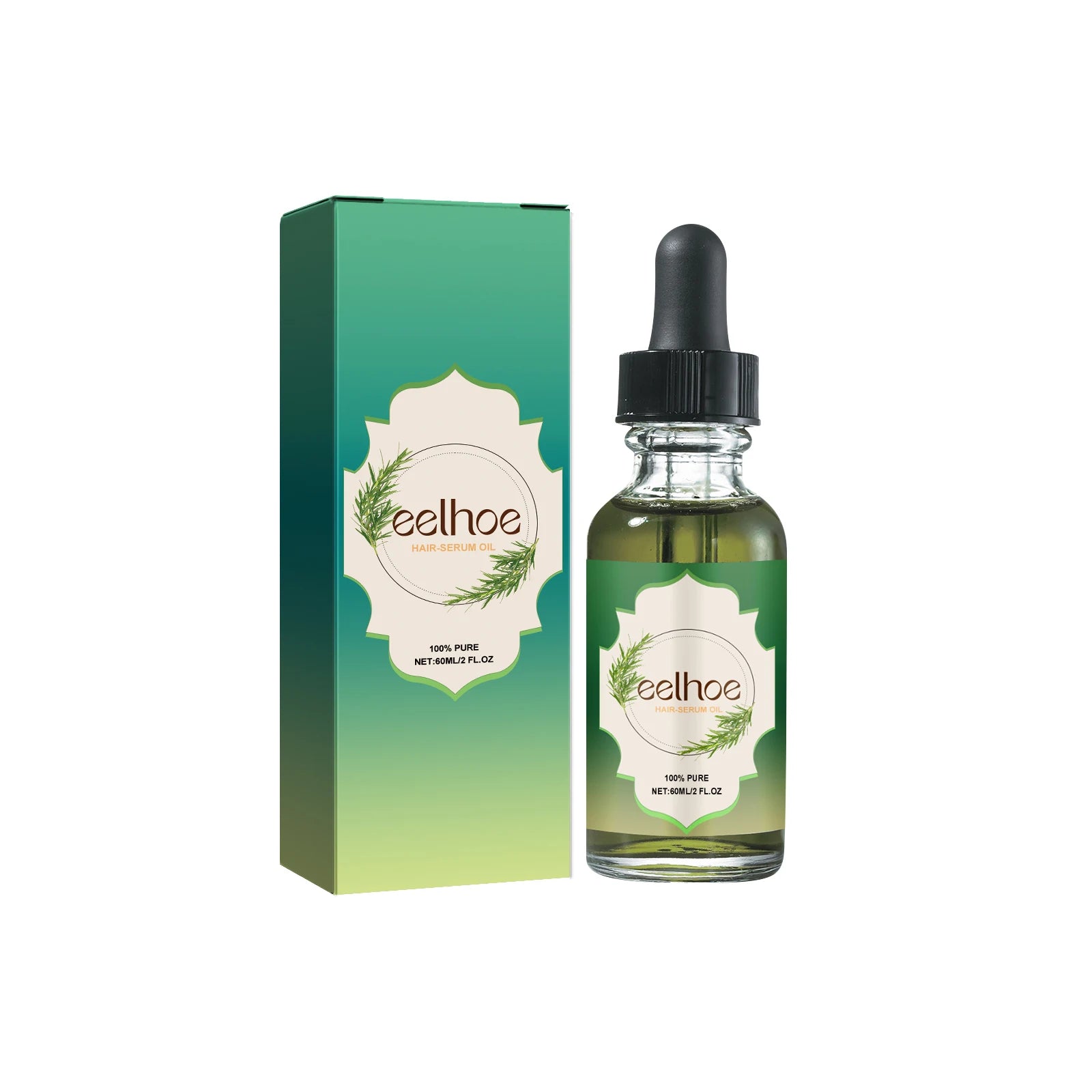 EELHOE Rosemary Hair Care Oil Gentle Nourishing Scalp Strengthening Hair Roots Volumizing Thickening Hair Care Essence Oil