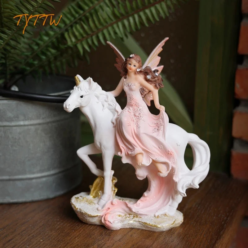 Flower Fairy Decoration Home Decor Girl Gift Decorations For Home Miniature Figurines Fairy Garden Decoration Desk Decoration
