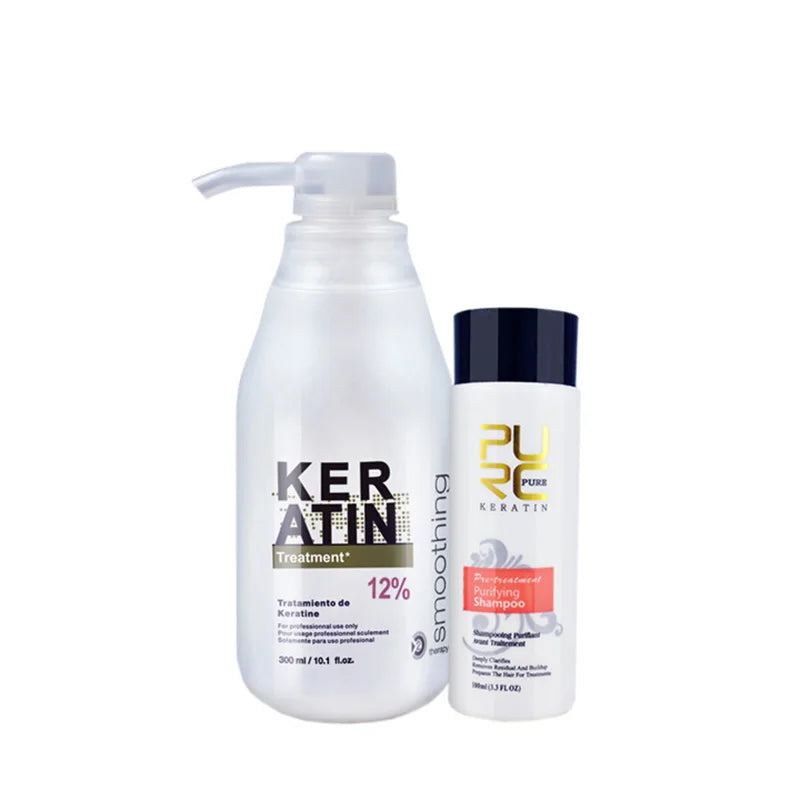 PURC 300ml Keratin Hair Straightening Cream Smoothing Softens Repairs Damaged Dryness Nutritious Hair Care Products