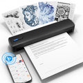 Portable Printer Wireless Inkless Thermal Printer A4 Bluetooth C80 300DPI Mobile Support Android iOS for Office Work Home School
