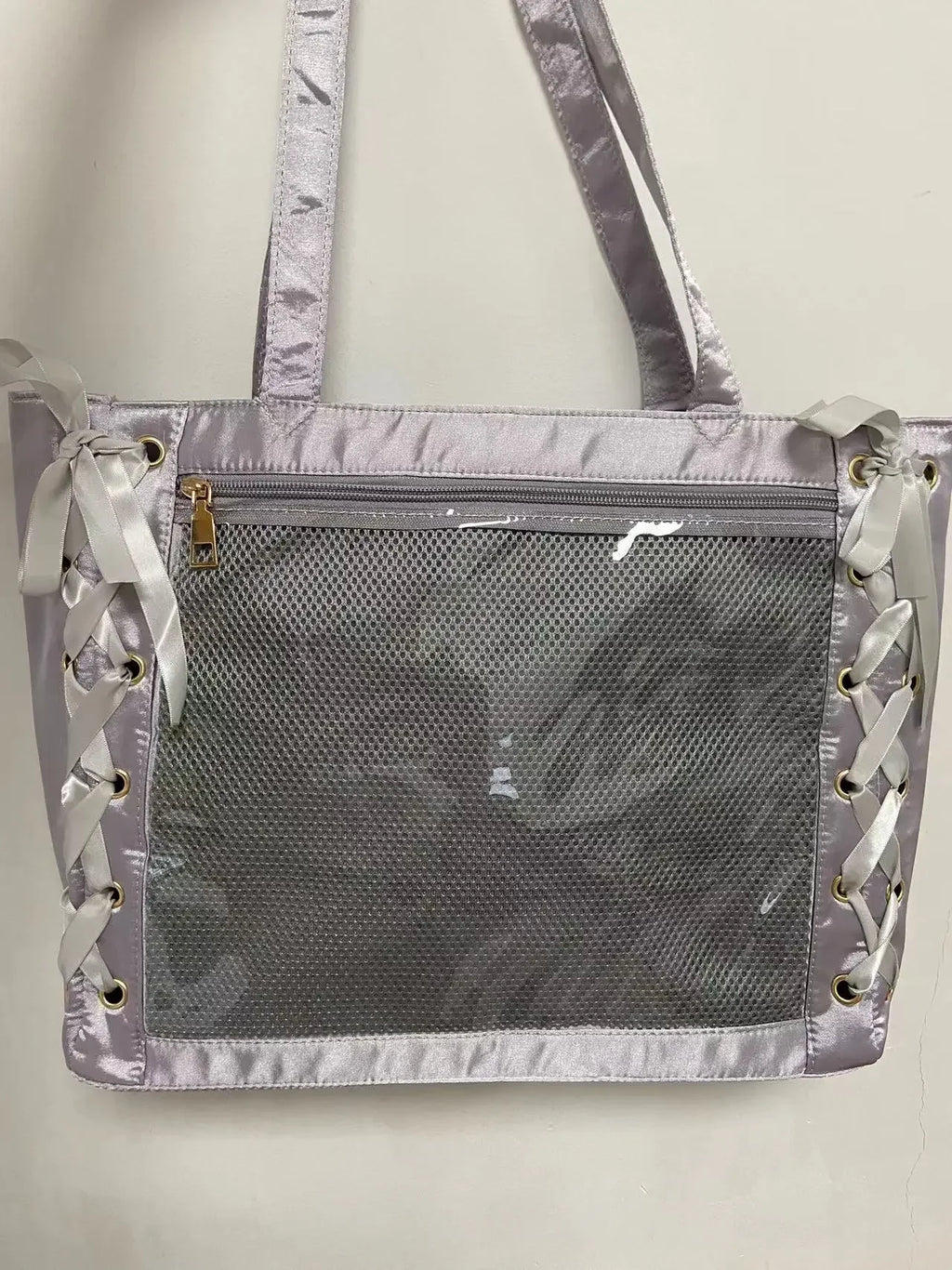 New Y2K Sweet Lolita Pink Ita Bag Women Japanese Transparent Large Capacity Tote Bag Ladies Harajuku Kawaii Handbag Aesthetic
