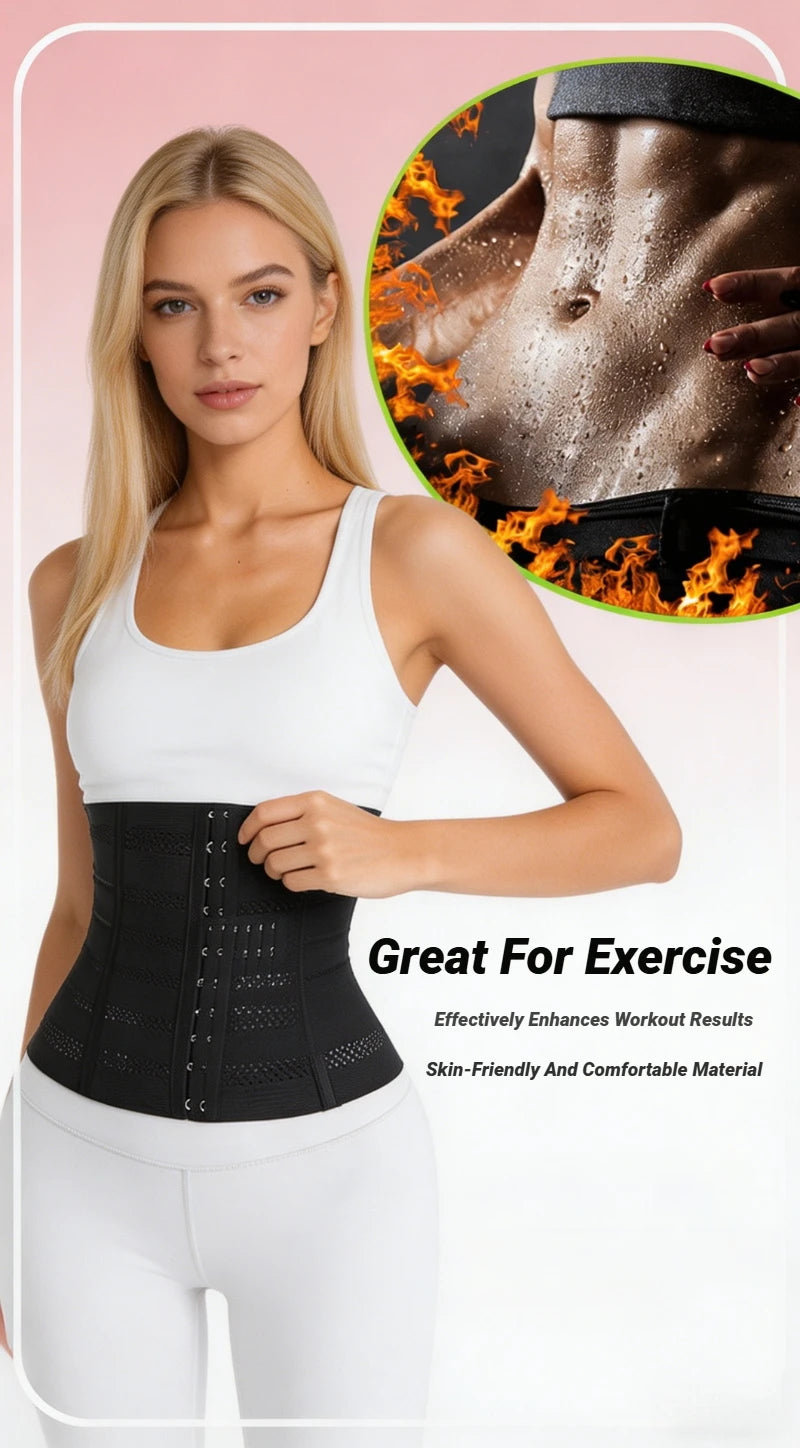Shapewear Women Corset Waist Trainer Body Shaper Double Tummy Control Slimming Sheath Flat Belly Reductive Belts Sport Girdle