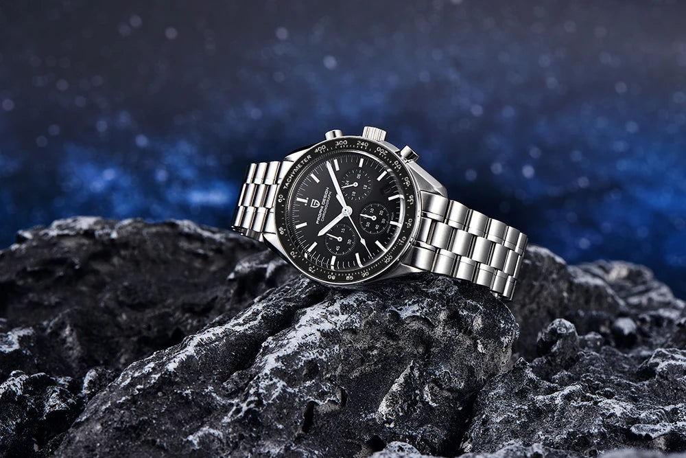 2026 New PAGANI DESIGN V5 Moon Men's Watches Top Luxury Quartz Watch For Men Chronograph Waterproof Sport Stainless Steel Clock