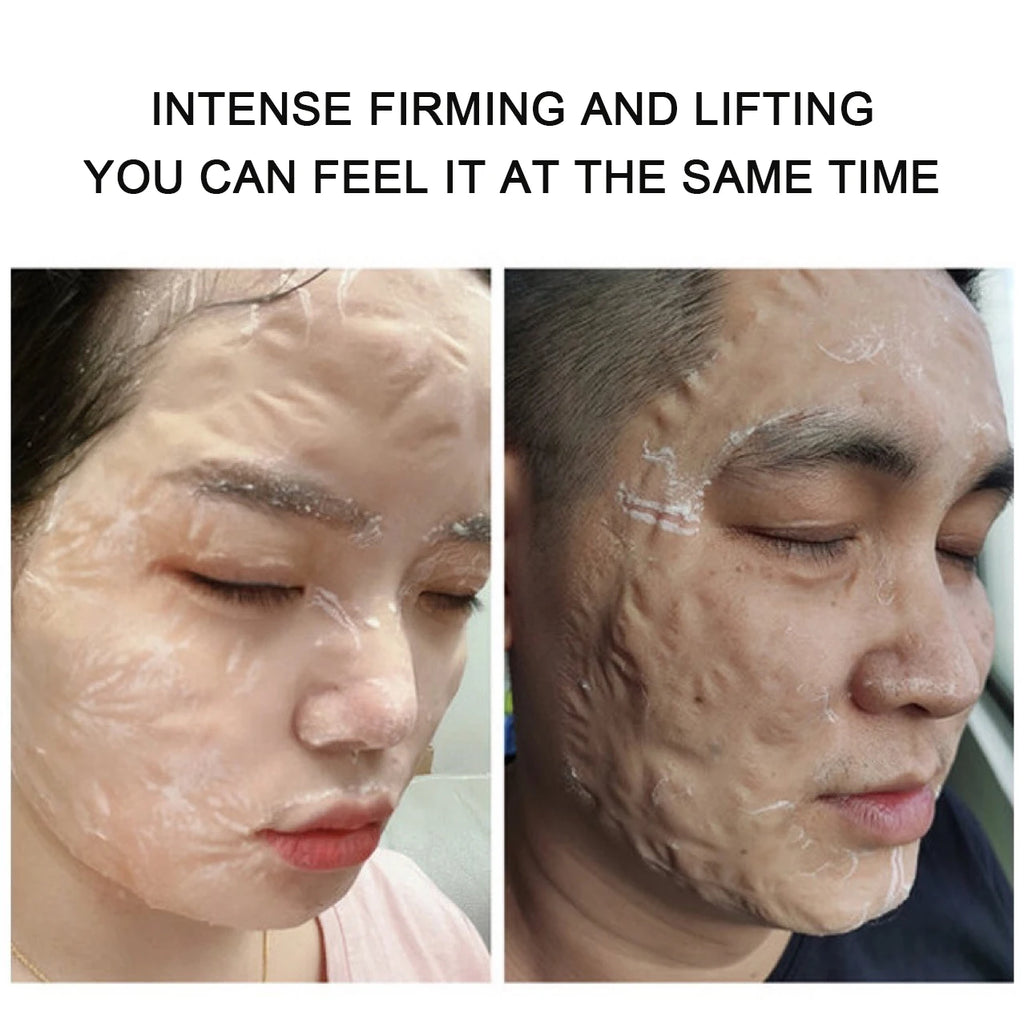 Korea Collagen Peptide Firming Essence Mask Kit V-Face Lifting Thread Mask Hyaluronic Acid Rejuvenate Whitening SkinCare