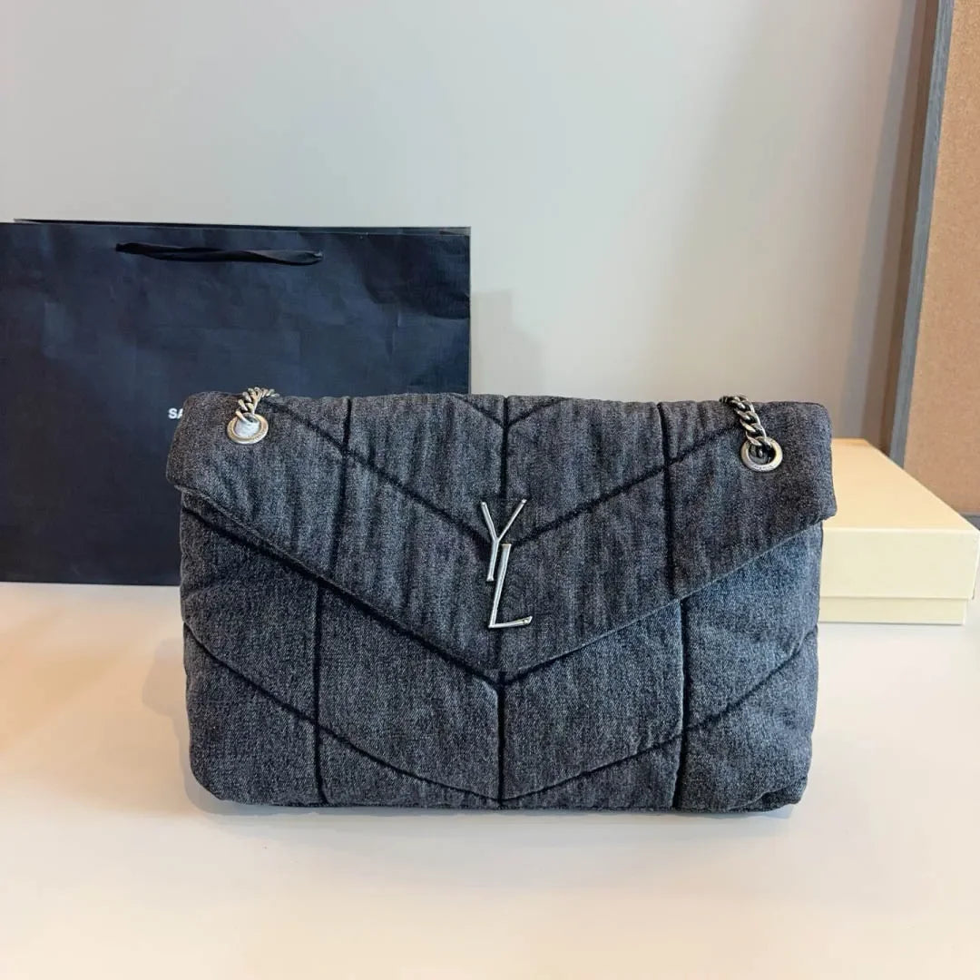 Designer Shoulder Luxury Woman Fashion Handbag Classic Womens Printed Retro Sweet Outdoors Purse Underarm Bag yslbags yslcross b