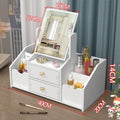 Makeup Organizer Large Capacity Cosmetic Storage Box Drawer Storage  Jewelry Box Desktop NailPolish Makeup Container With Mirror