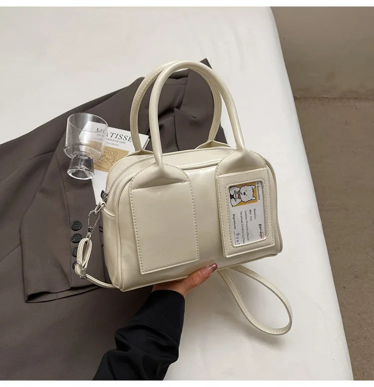 2026 New Y2K Harajuku Shoulder Bag Women Korean Transparent Ita Bag Crossbody Bag Female Japanese Designer Trend Handbag Purse