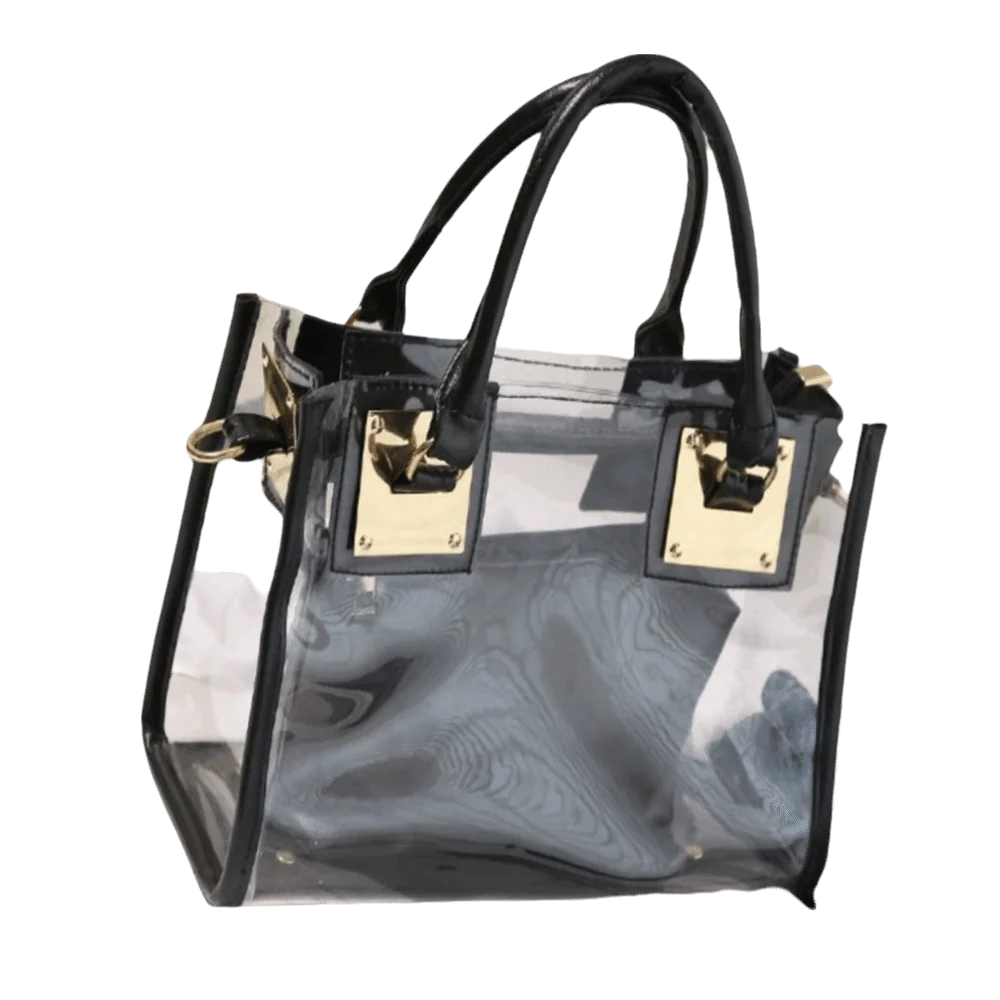 Large Summer Clear Totes Bags Transparent PVC Women Handbags Crossbody Clutch Purse Shoulder Messenger Bag The Songkran Festival