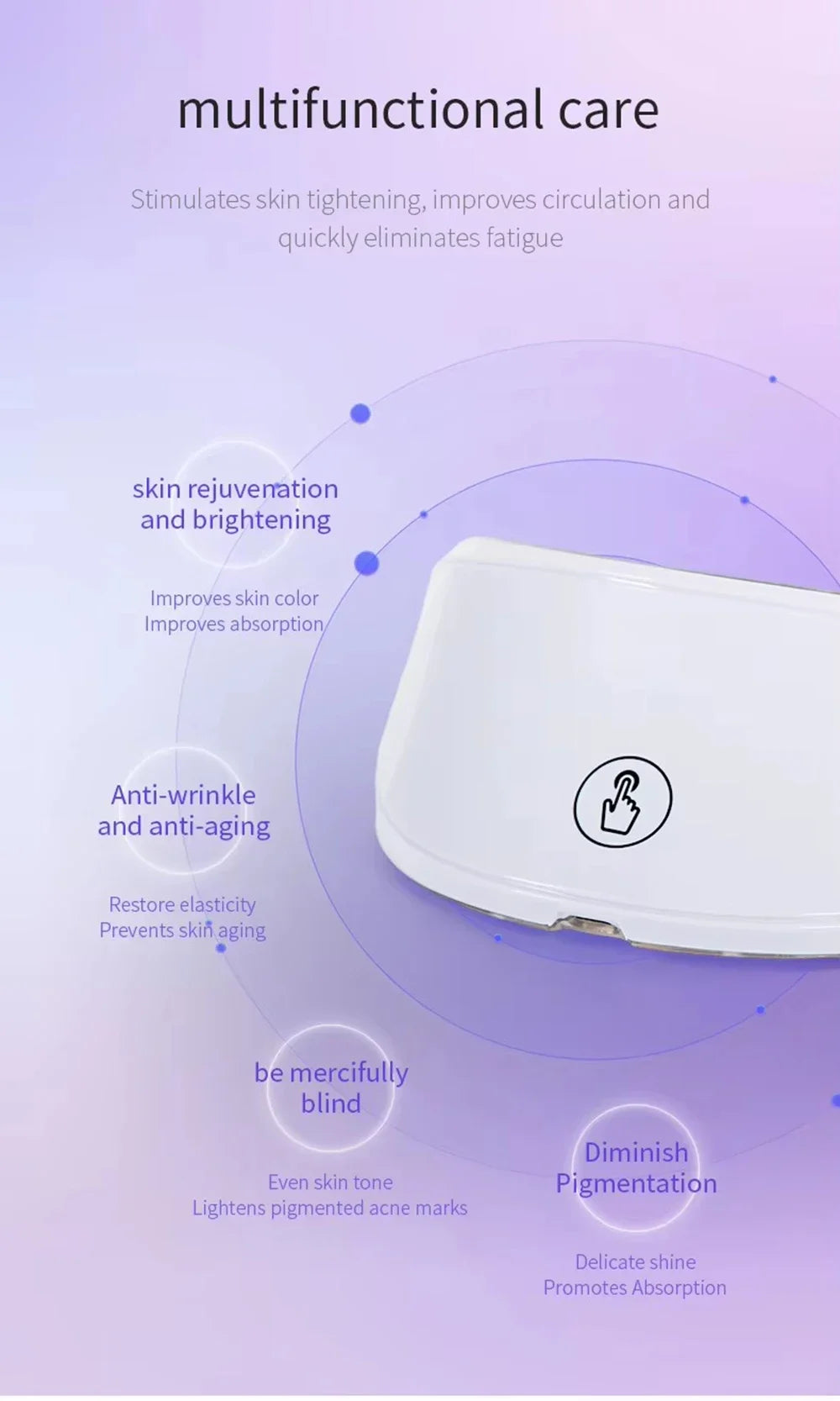 2025 Neck LED Mask 7 Colors Photon Anti-Wrinkle Skin Brightening Neck Beauty Mask Skin Tightening Neck Wrinkle Remover Skin Care