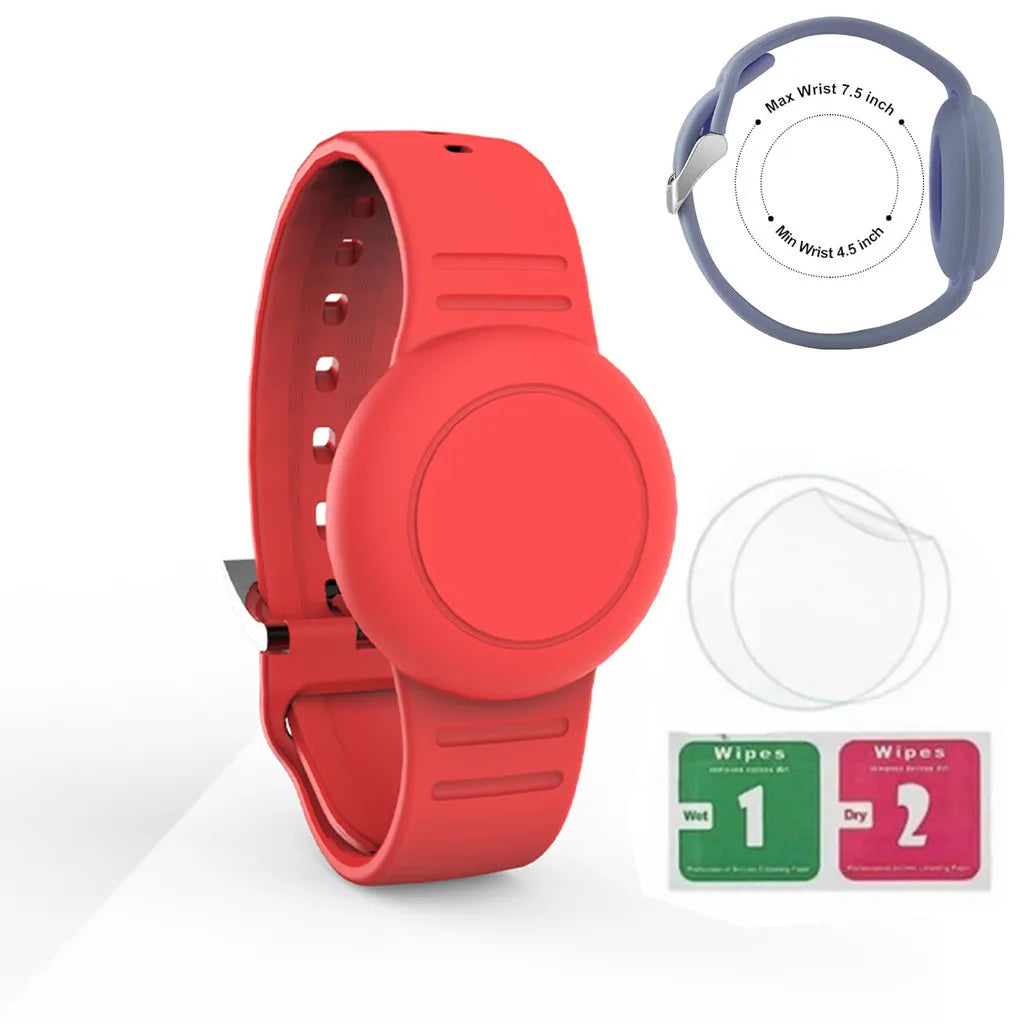 Waterproof Airtag Bracelet for Kids Soft Nylon Hidden Air Tag Wristband Full Cover Lightweight  Band for Toddler Child