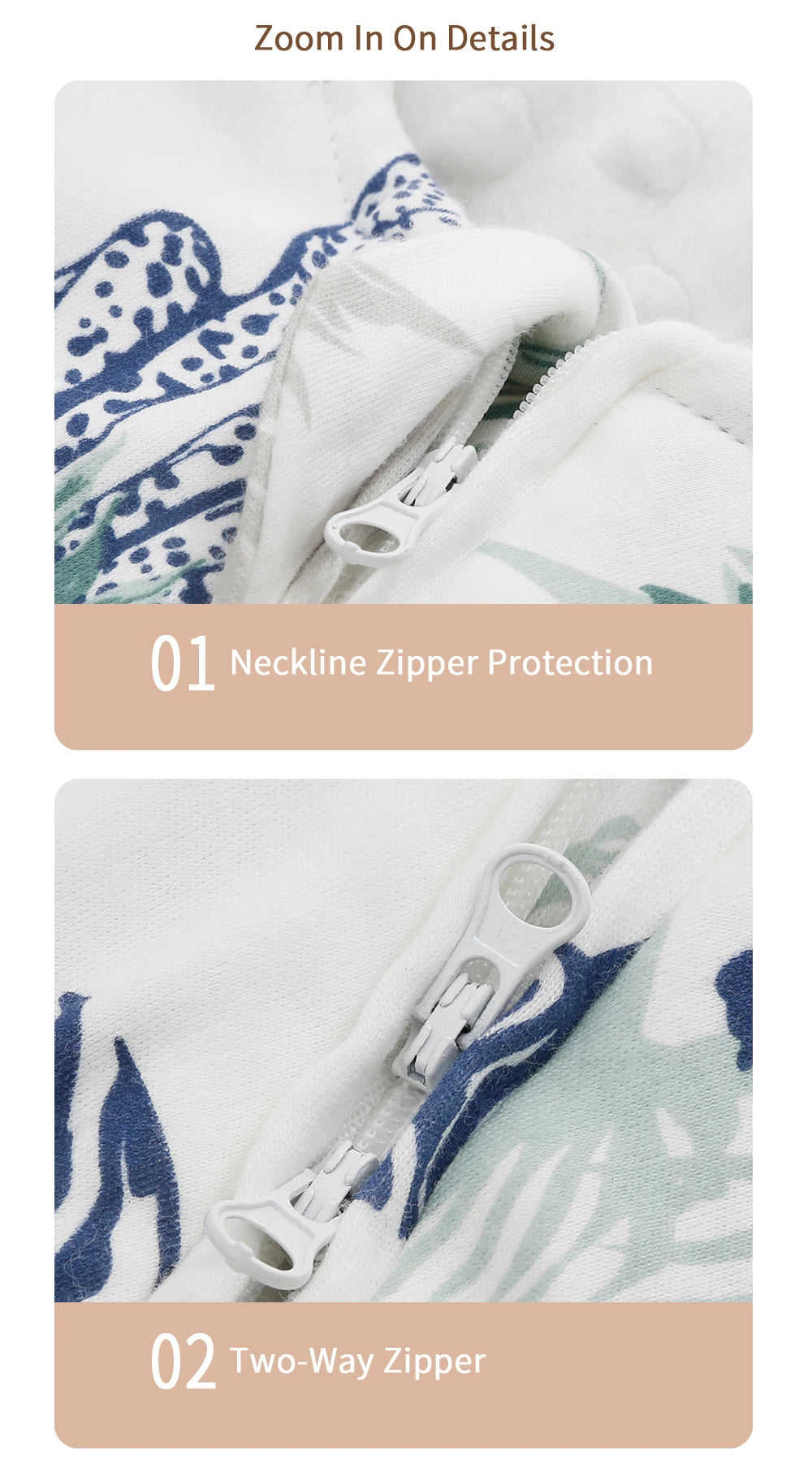 INSULAR Baby Thickened Sleeping Bags Infant Warm Pajamas Kids Cartoon Cotton Sleep Sack Toddler Anti-kick Onesuit Autumn Winter