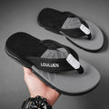 [Color blocked flip flops] Comfortable color blocked flip flops - Men's non slip casual rubber bottom EVA flip flops, suitable f