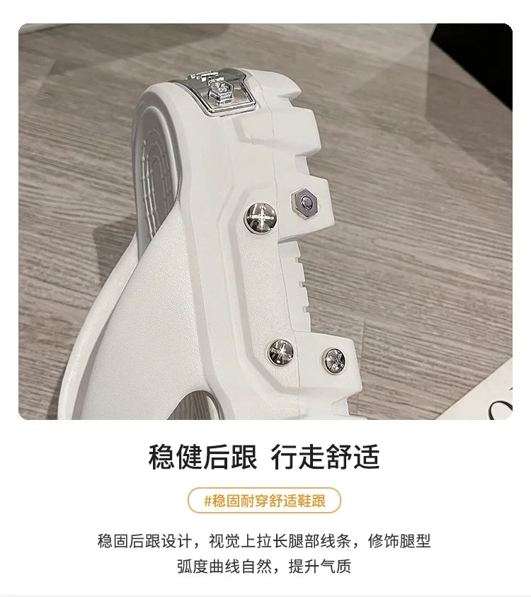 2025 New Sponge Cake Hole Shoes Thick Bottom Men's Couple Baotou Slippers Women's Non slip and Odorous Cold Slippers