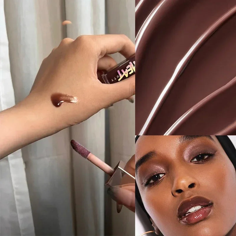 Fenty Beauty Lip Glow Long Lasting Waterproof Moisturizing Shiny Plumping Non-Sticky Glossy Lip Makeup for Daily Party Beauty