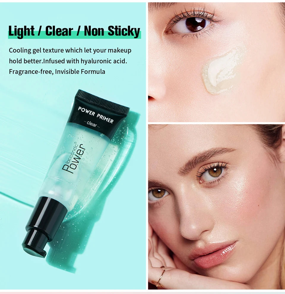 Power Grip Highly Moisturizing Makeup Base Isolation Primer Refreshing Easy To Absorb Invisible Pore Colorless Natural Makeup