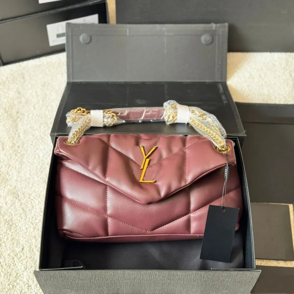 Designer Shoulder Luxury Woman Fashion Handbag Classic Womens Printed Retro Sweet Outdoors Purse Underarm Bag yslbags yslcross b
