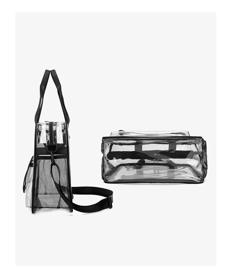 Ladies' shoulder bagTransparent swimming bag PVC travel storage bag travel bag sports stadium concert beach student fashion bag