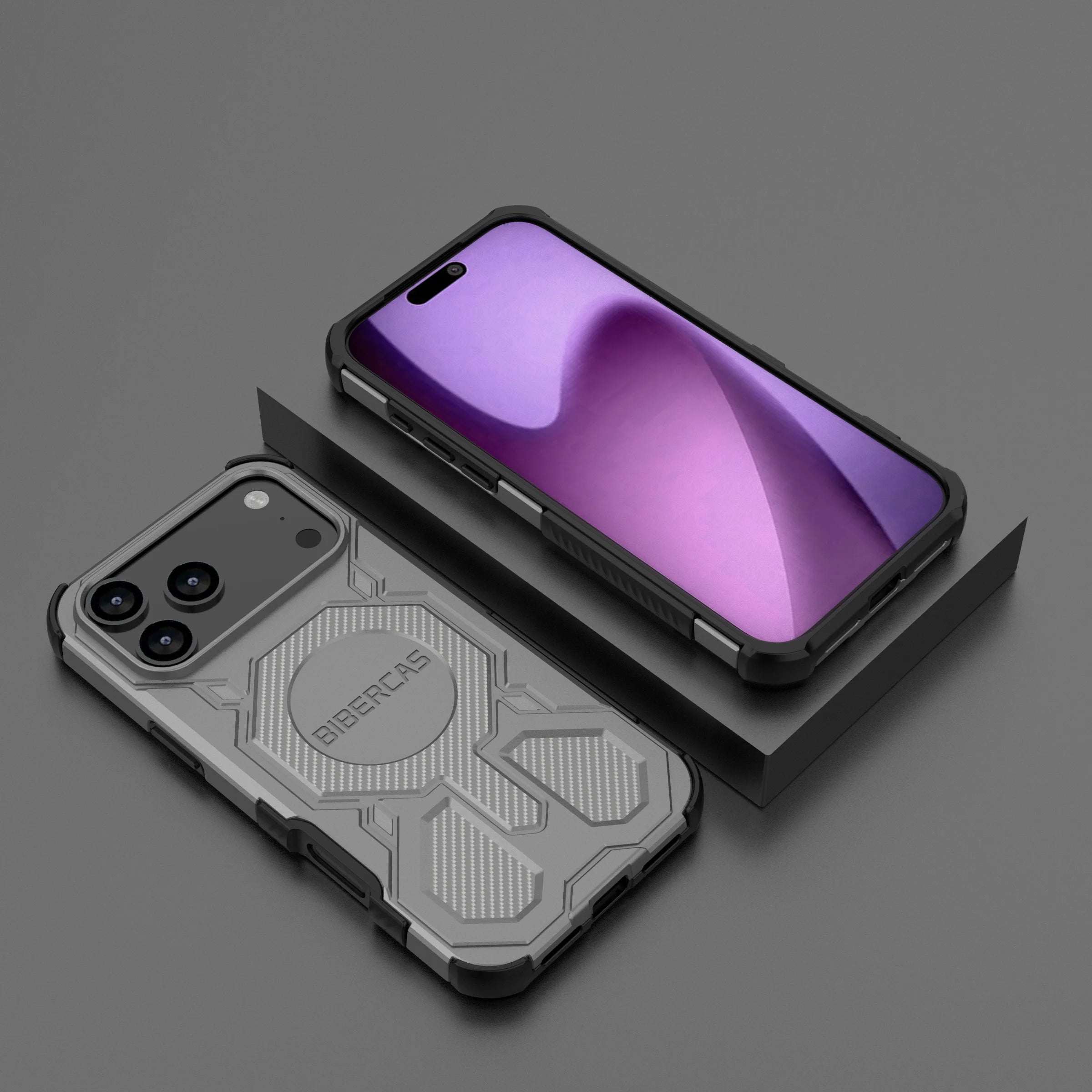 Military Armor Phone Case For iPhone 17 16 15 14 13 Pro Max 17Air 16E Magnetic Wireless Charging Anti-Drop Protective Cover