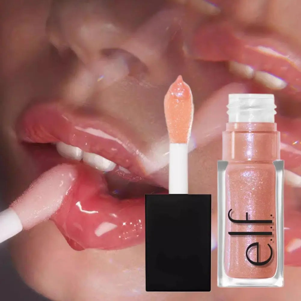 Glow Reviver Lip Oil High Shine Pearl Lip Glaze Glitter Moisturizing, Quick-Drying Non-staining Long Lasting