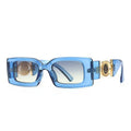 2026 New Retro Square Sunglasses for Women Men Flower Decoration Fashion Ladies Sun Glasses Ins Hot Shading Eyewear UV400