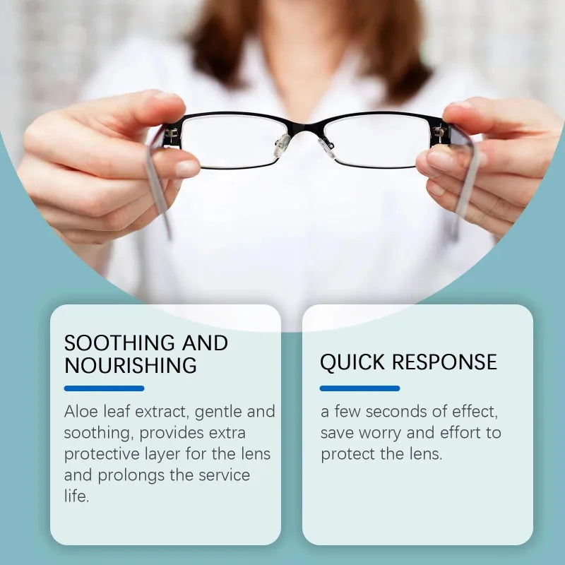 Eyeglass Cleaning Solution Multipurpose Glasses Care Liquid Lens Scratch Cleaning Tools High Concentration Glasses Repair Spray