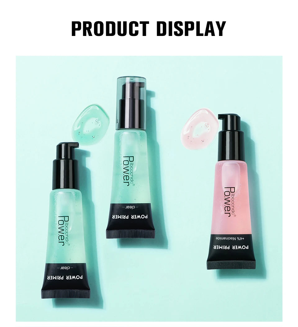 Power Grip Highly Moisturizing Makeup Base Isolation Primer Refreshing Easy To Absorb Invisible Pore Colorless Natural Makeup