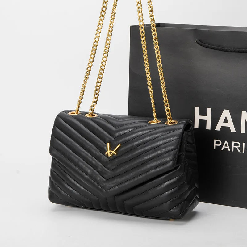 Women's bag 2026 new women's bag chain bag classic versatile fashion messenger shoulder handbag tide