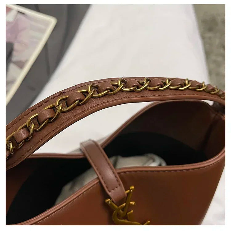 2026 Summer New! Light - Luxury Women's Bucket Bag - High - End Niche Design, Stylish Shoulder Messenger for All Occasions