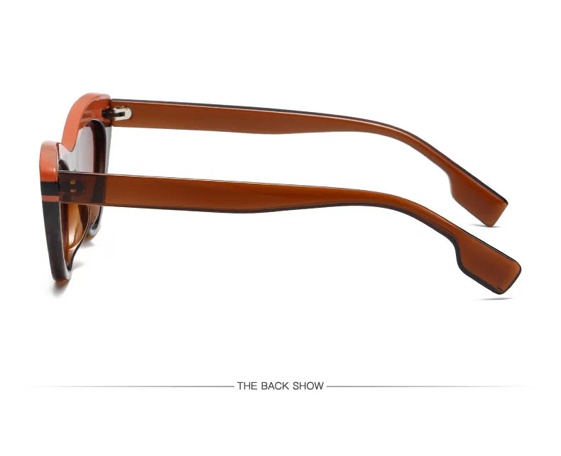 New Fashion Cat Eye Sunglasses Women Vintage Shades Brand Designer Gafas Luxury Sun Glasses UV400 Eyewear Oculos
