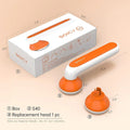 SOICY S40 Metal Ice Roller for Under Eye Massage Face Sliming Migraine Cold Massager Skincare Tools with 2 Stainless Steel Heads