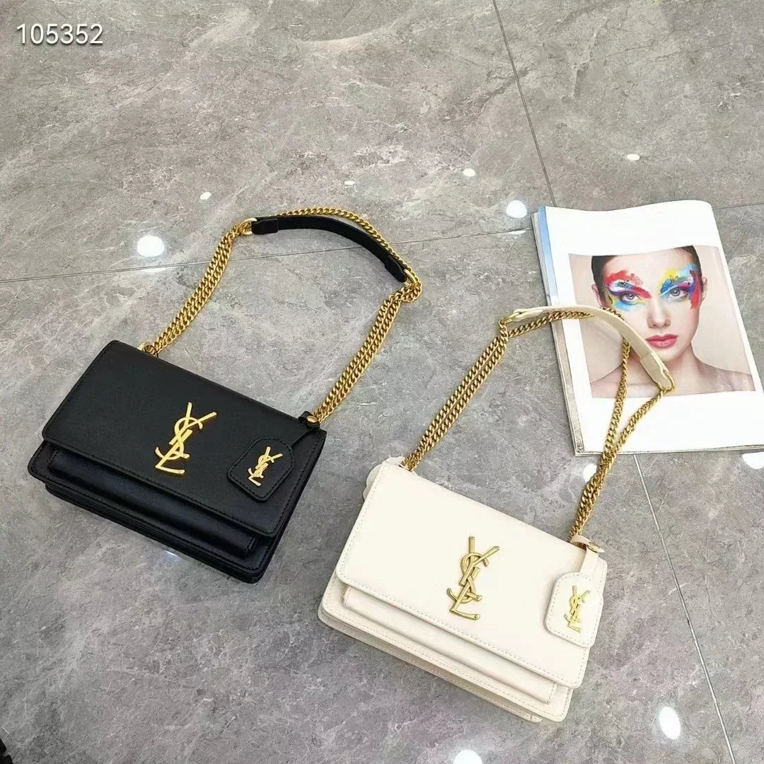 2026 new women's shoulder messenger bag big brand with the same fashion chain bag versatile