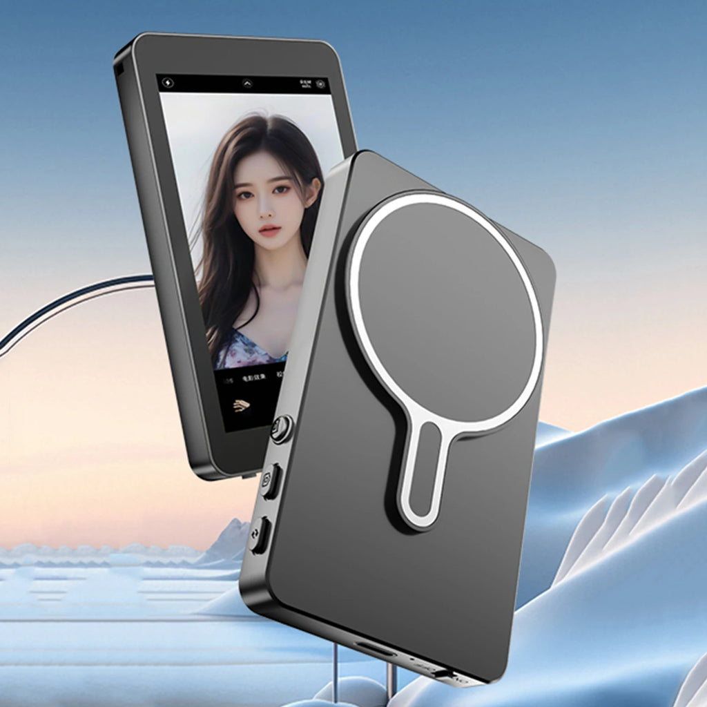 Smartphone Magnetic Monitor Screen Projector Phone Rear Camera Vlog Selfie for Live Stream Video Recording for Android iPhone