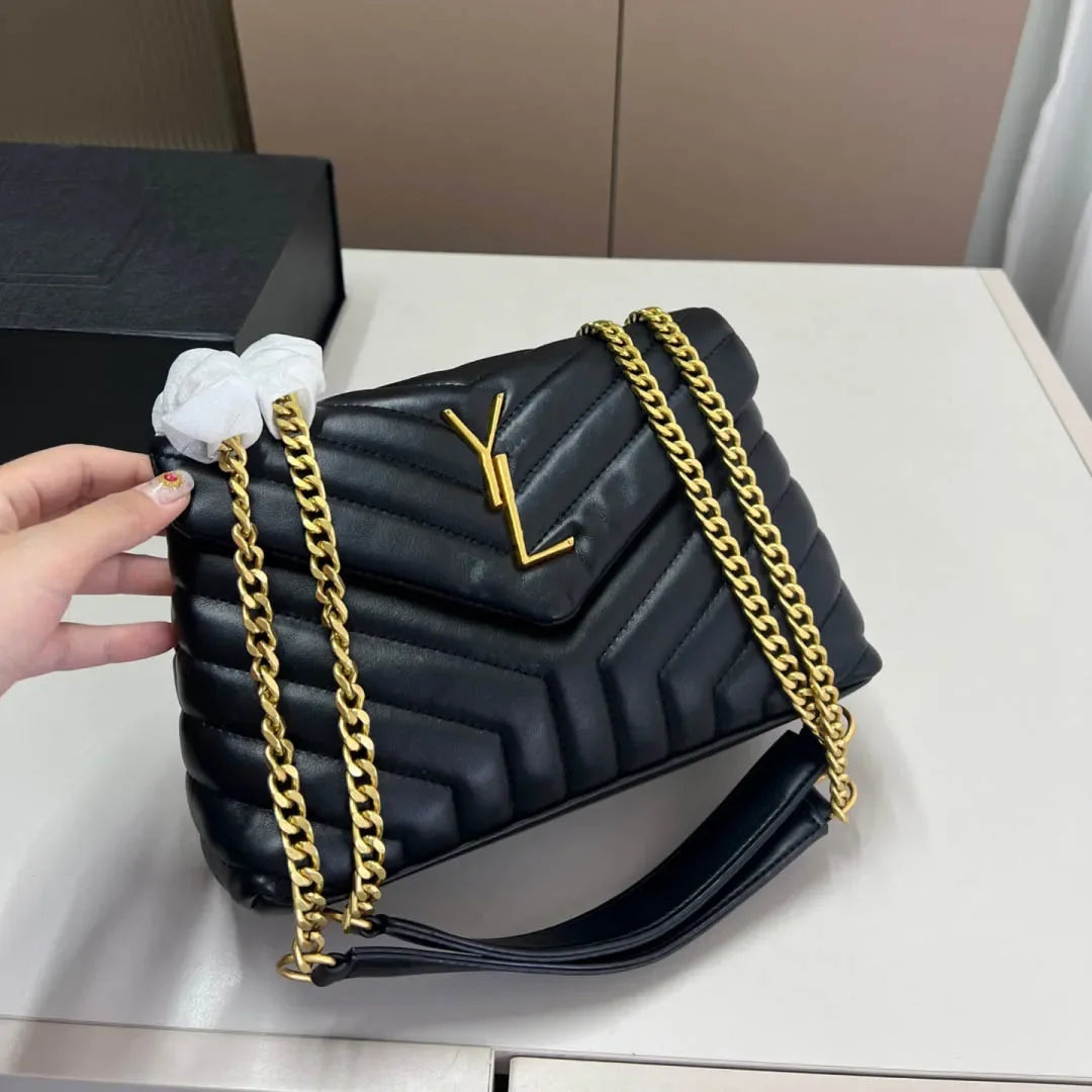 Designer Shoulder Luxury Woman Fashion Handbag Classic Womens Printed Retro Sweet Outdoors Purse Underarm Bag yslbags yslcross b