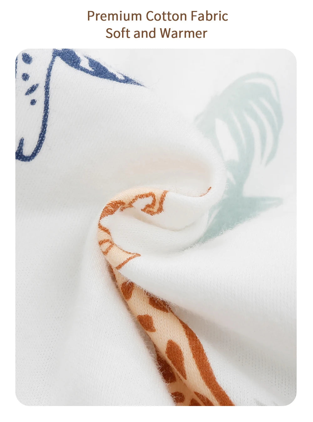 INSULAR Baby Thickened Sleeping Bags Infant Warm Pajamas Kids Cartoon Cotton Sleep Sack Toddler Anti-kick Onesuit Autumn Winter