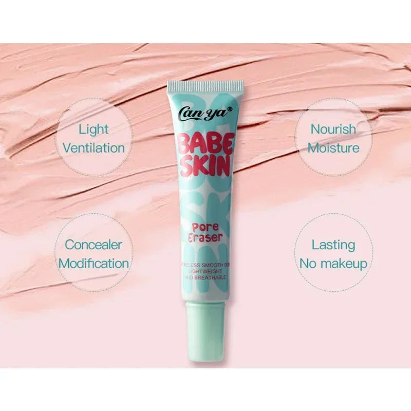 Face Primer Cream,Invisible Pore Base Stick Makeup Concealer Isolation Makeup Front Pore Base Modifying Skin Color Primer Makeup