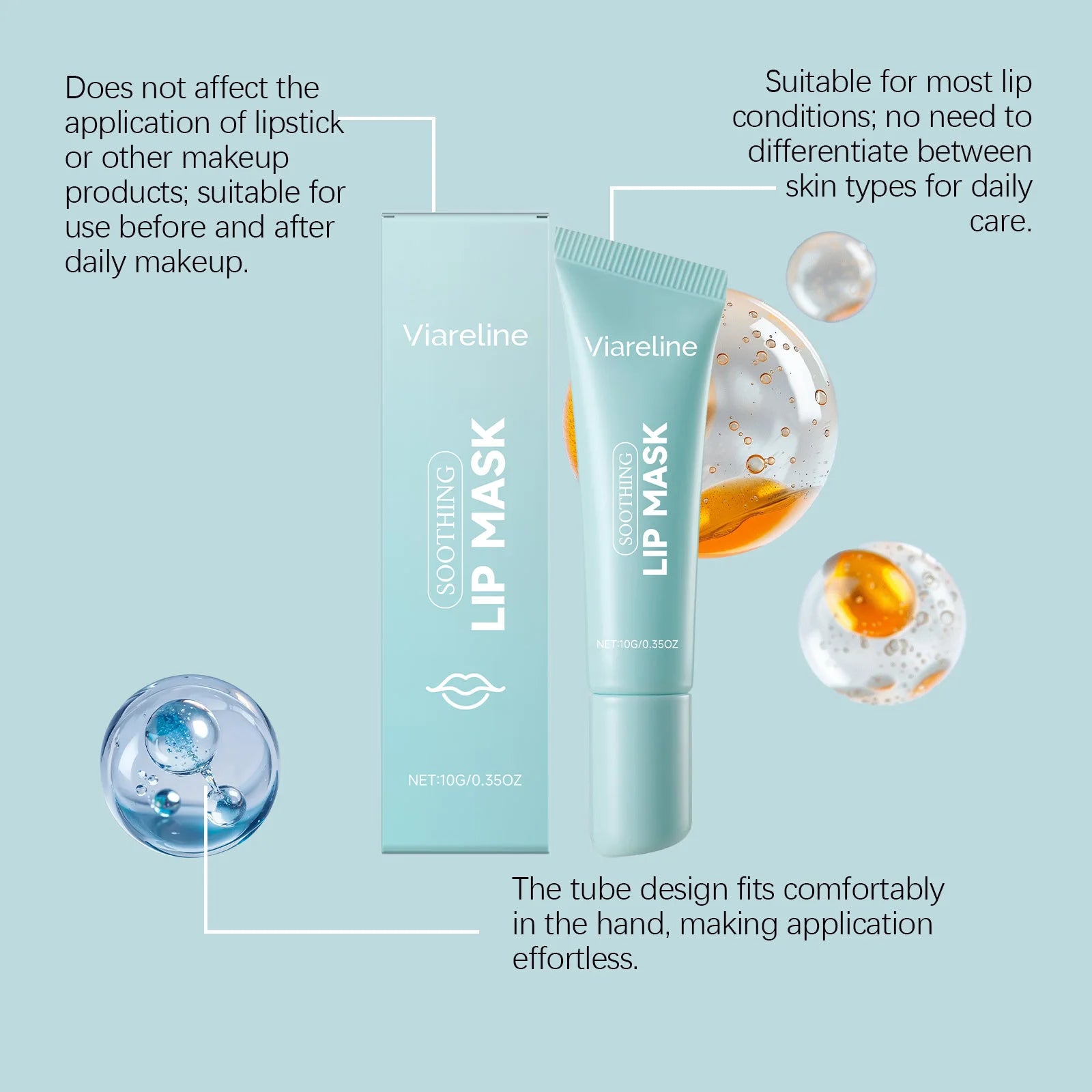 Lip Mask Repair Cracking Skin Treatment Exfoliating Remove Dark Lips Improve Dryness Lip Hydration Lightweight Nourishing Care