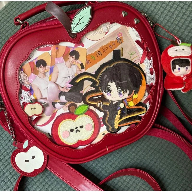 Creative Women's Ita Bag,original Cute Kawaii Ita Backpack,apple Five Pointed Star Street Fashion Harajuku Girl Crossbody Bag