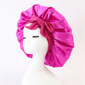 Bonnets Silk Satin Hat Hair Night Satin Bonnet Satin Hat To Sleep Bonnets for Women Cap Beanie Curly Braid Hair DM04