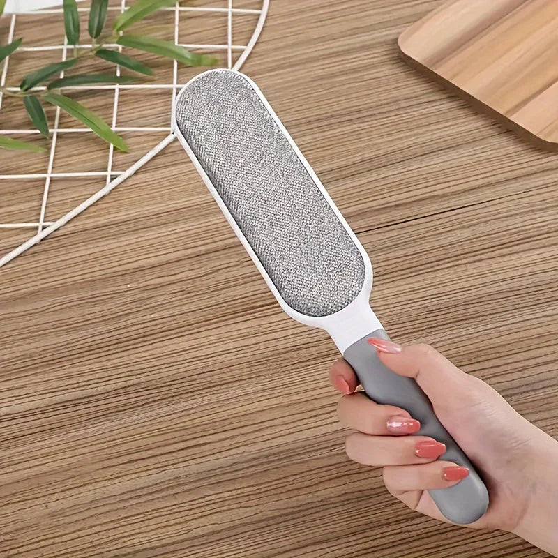 Double-sided manual electrostatic pet hair brush, suitable for cleaning pets, clothing, sofas, furniture, and carpets