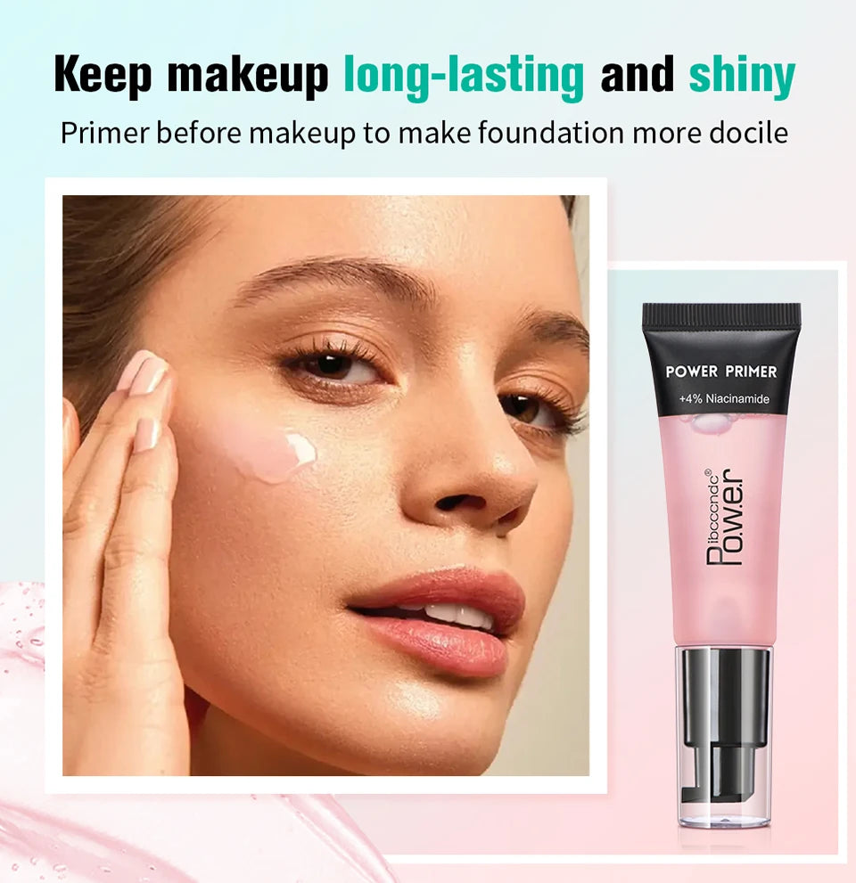 Power Grip Highly Moisturizing Makeup Base Isolation Primer Refreshing Easy To Absorb Invisible Pore Colorless Natural Makeup