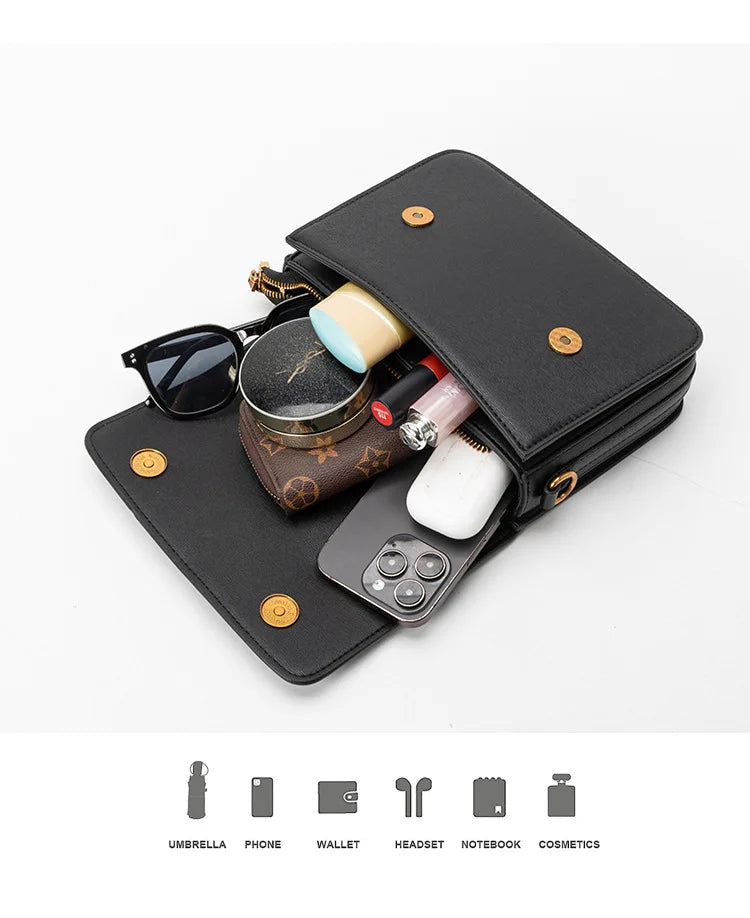 Women's bag 2026 new temperament high quality small square bag crossbody shoulder versatile box tofu bag