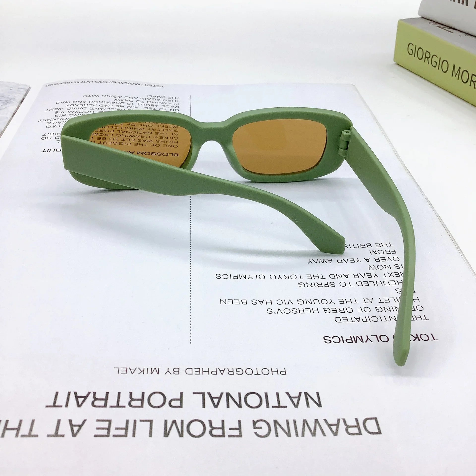 Children Cute Vintage Frosted Rectangle UV400 Sunglasses Outdoor Girls Boys Sweet Sunglasses Protection Classic Kids Sunglasses