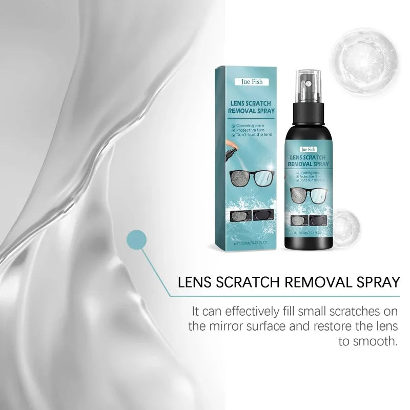 Eyeglass Cleaning Solution Multipurpose Glasses Care Liquid Lens Scratch Cleaning Tools High Concentration Glasses Repair Spray