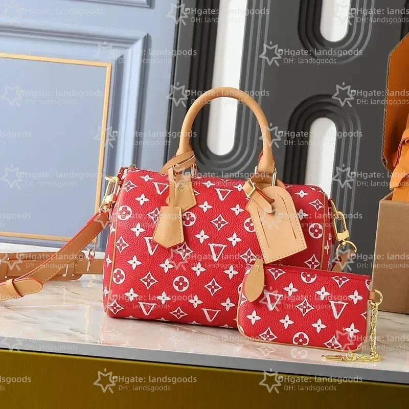 M24423 Purses Designer Bag for Women Totebag 25CM Handbag Soft Leather Crossbody Shoulder Bag Mirror Quality Luxurious Pillow Ba