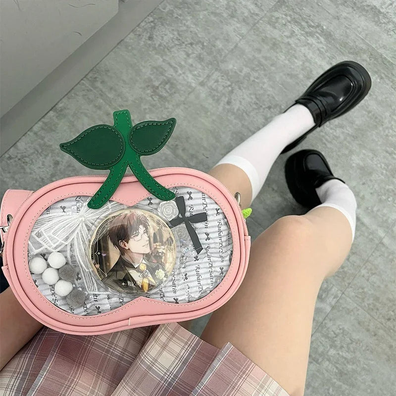 Creative Women's Ita Bag,original Cute Kawaii Ita Backpack,apple Five Pointed Star Street Fashion Harajuku Girl Crossbody Bag