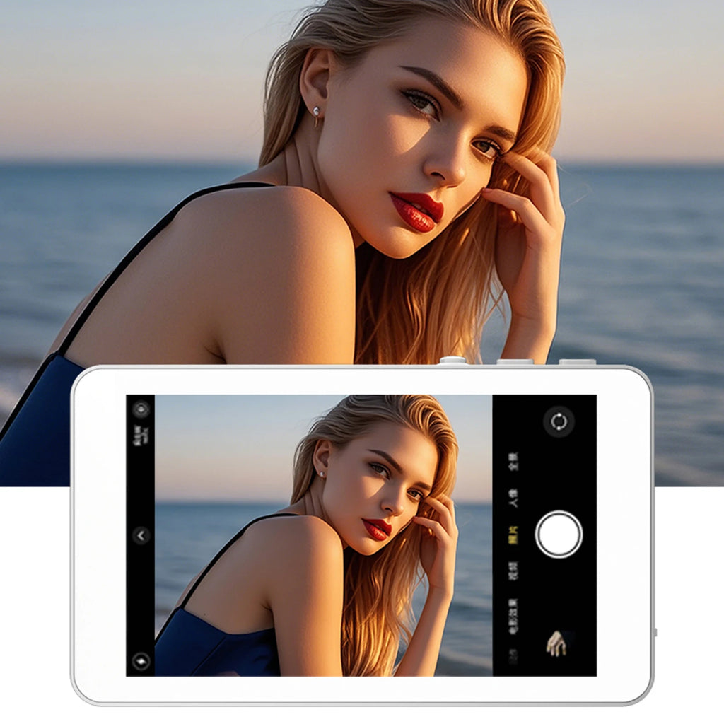 Smartphone Magnetic Monitor Screen Projector Phone Rear Camera Vlog Selfie for Live Stream Video Recording for Android iPhone
